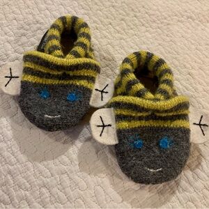 Cozy Striped Wool Slippers
